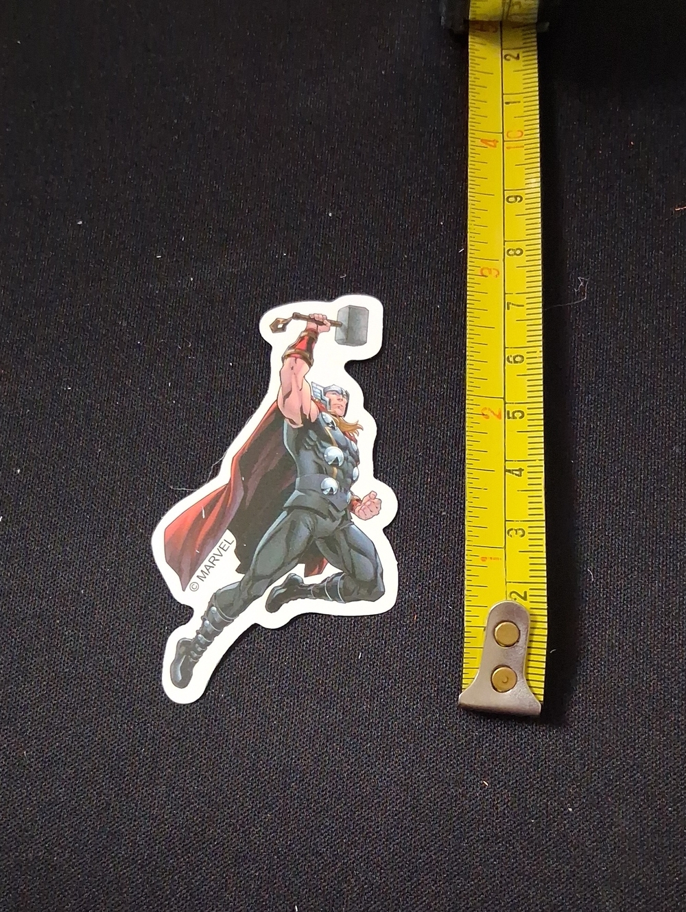 Marvel Thor Waterproof Sticker - Red, Black, White
